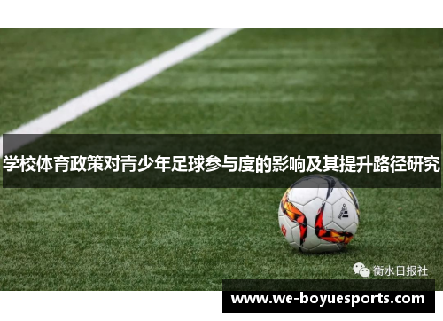 学校体育政策对青少年足球参与度的影响及其提升路径研究