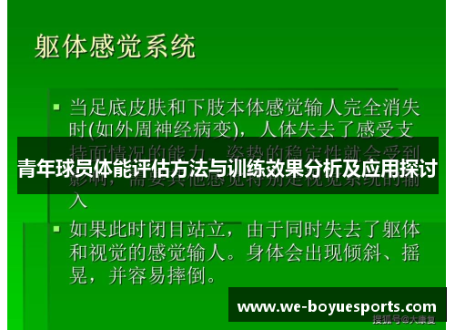 青年球员体能评估方法与训练效果分析及应用探讨 青年球员体能评估方法与训练效果分析及应用探讨